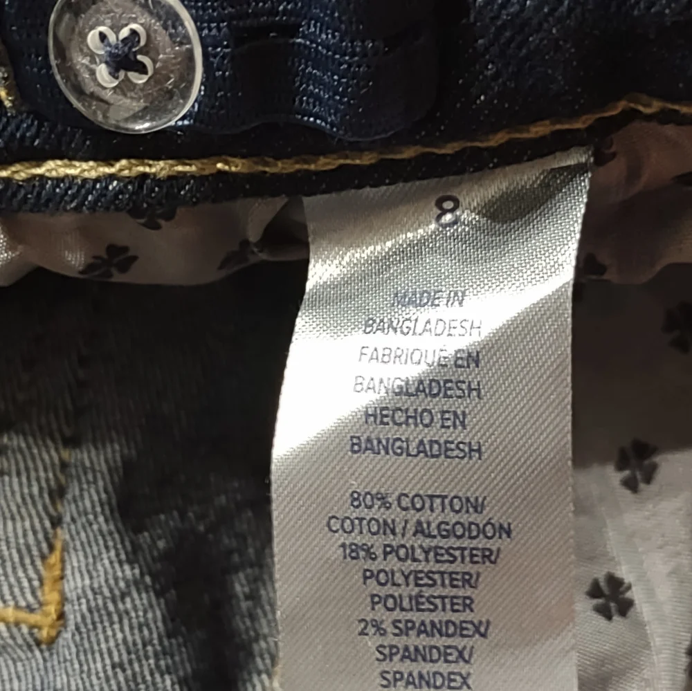 Kids Lucky Brand Zoe Skinny Dark Wash Jeans Size 8
